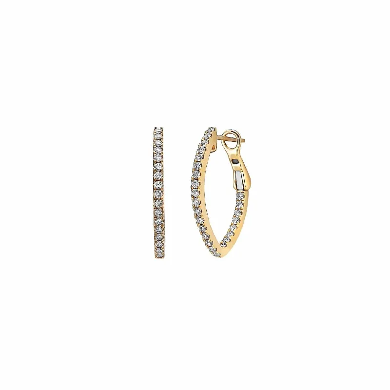 Best hoop earrings with vintage-style detailing for a nostalgic and timeless look-Precious Pastel Diamond V Hoop Earrings