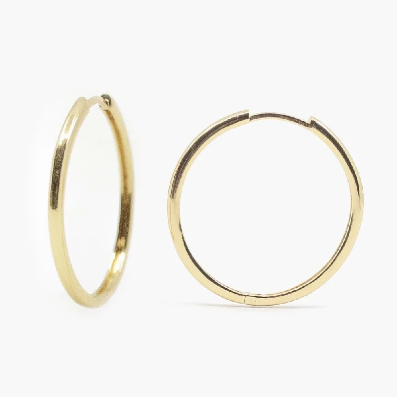 Best hoop earrings with detachable studs for a versatile and adjustable accessory-Large Hoop Earrings in Gold