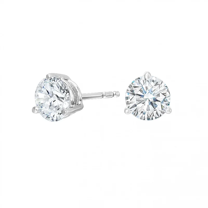 Hoop earrings with polished metal for a shiny and high-quality finish-Diamond Stud Earring