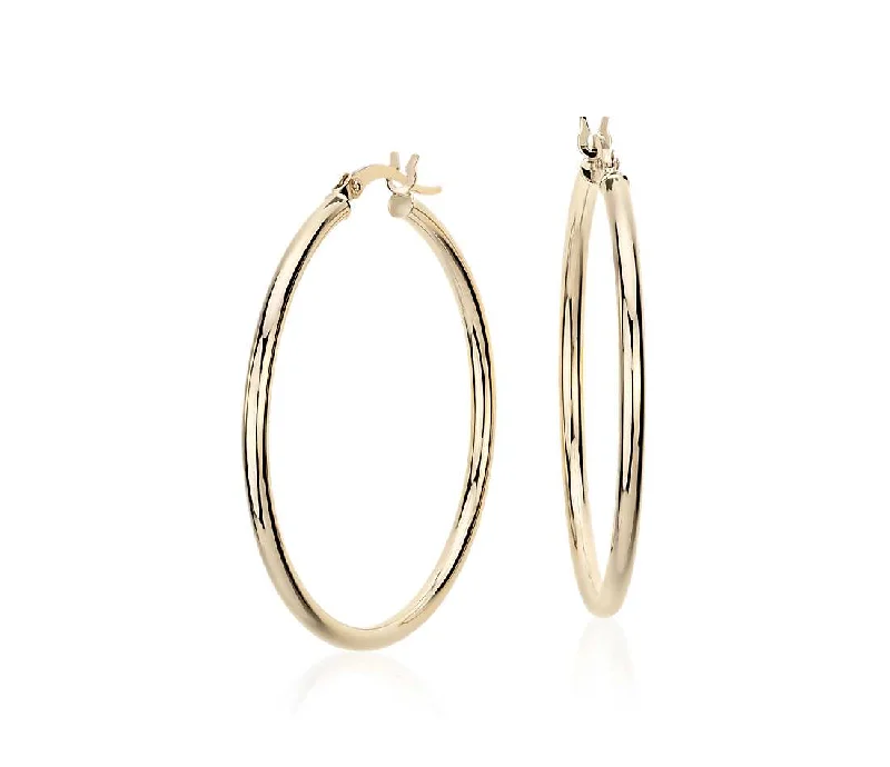 Best hoop earrings with vintage coins for a retro, antique-inspired style-Large Hoop Earrings