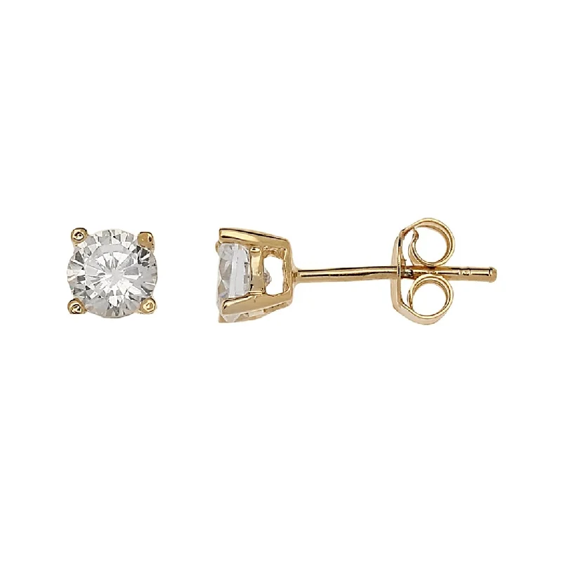 Best hoop earrings with hammered gold for a rustic yet elegant look-Mini Diamond Earrings