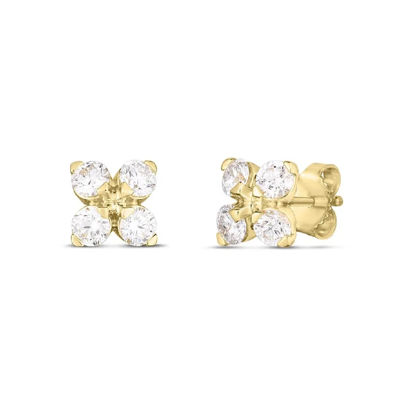 Stud Earrings for Casual Outfit -Diamond Love in Verona Stud Earrings