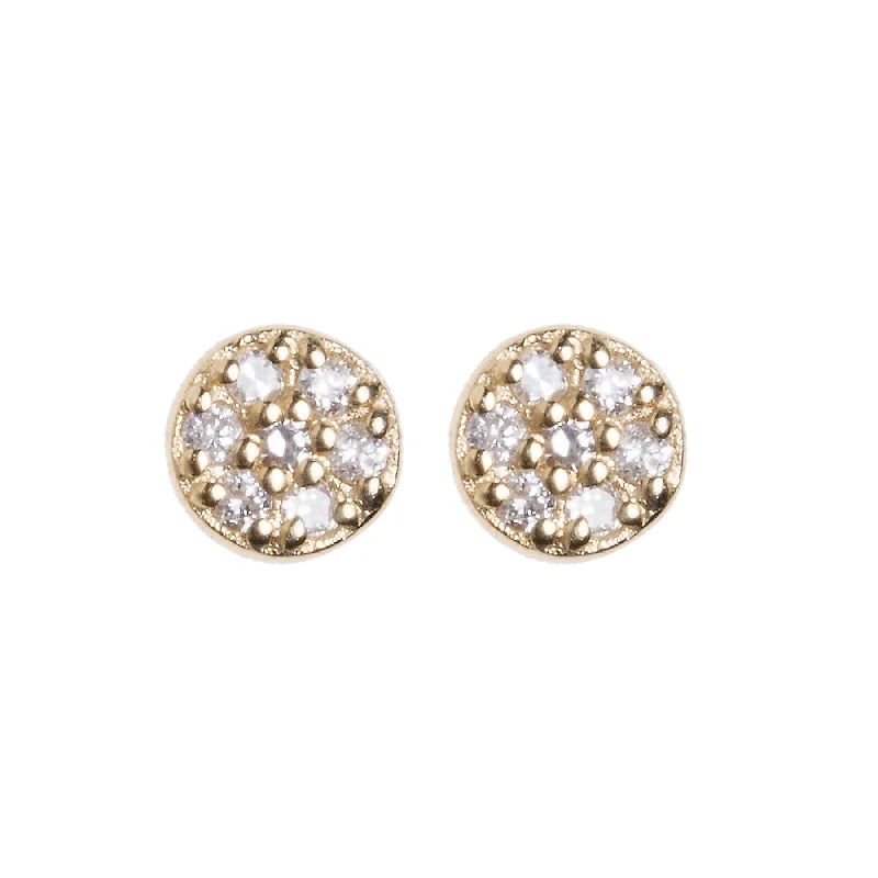 Stud Earrings with Rhinestones -Diamond Dot Stud Earrings