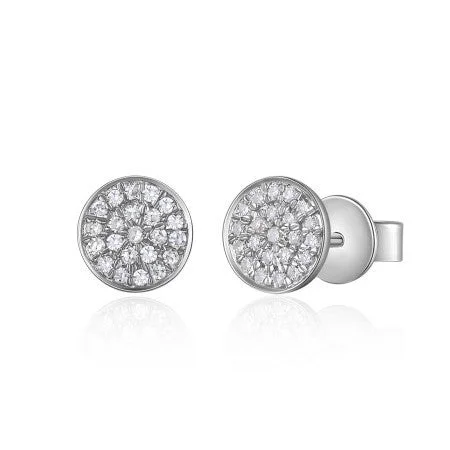 Heart Shaped Stud Earrings for Love -Diamond Stud Earrings