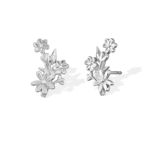 Stud Earrings for Gym Workout -Flower Bouquet Stud Earrings