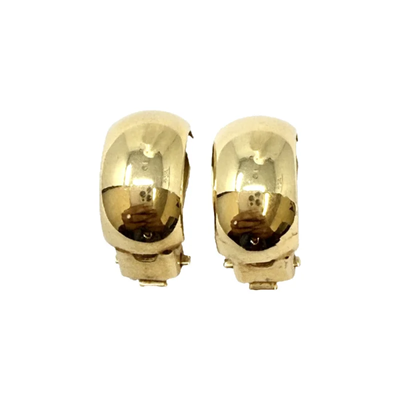 Drop Earrings for Everyday Glamour -14K Gold Huggie Clip-on Earrings