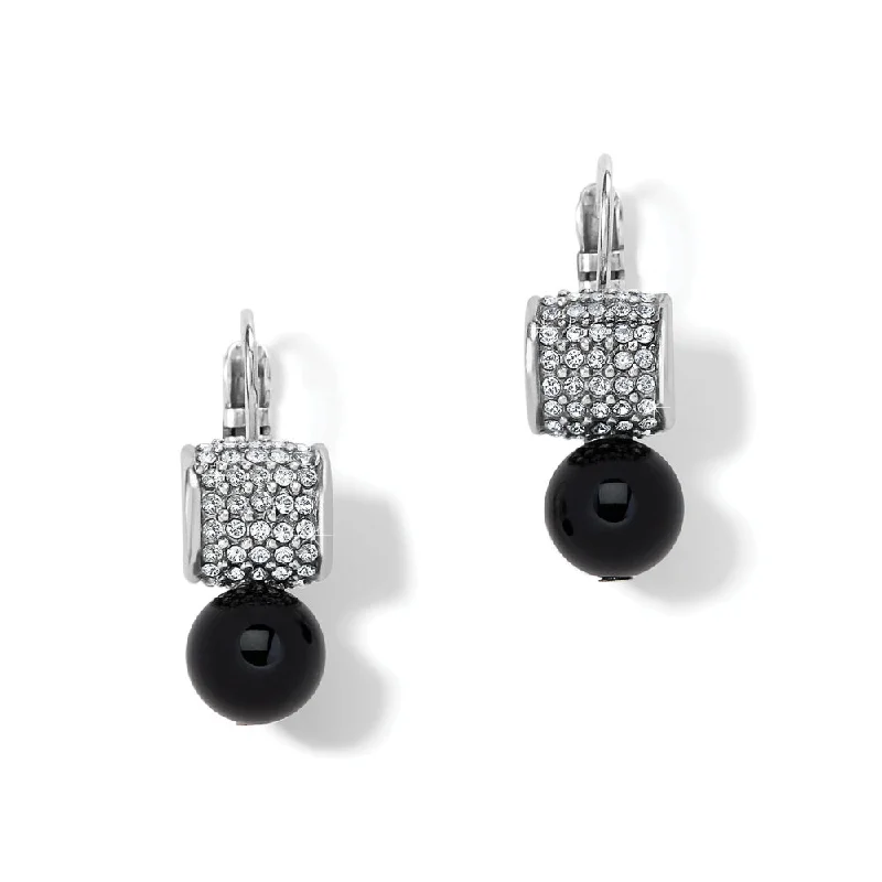 Maximalist Drop Earrings for Bling -Brighton Meridian Leverback Earrings