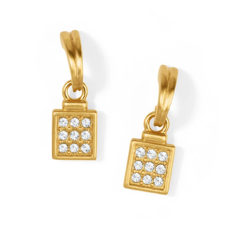 Drop Earrings for Prom Night -Brighton Meridian Zenith Mini Post Drop Earrings - Goldtone