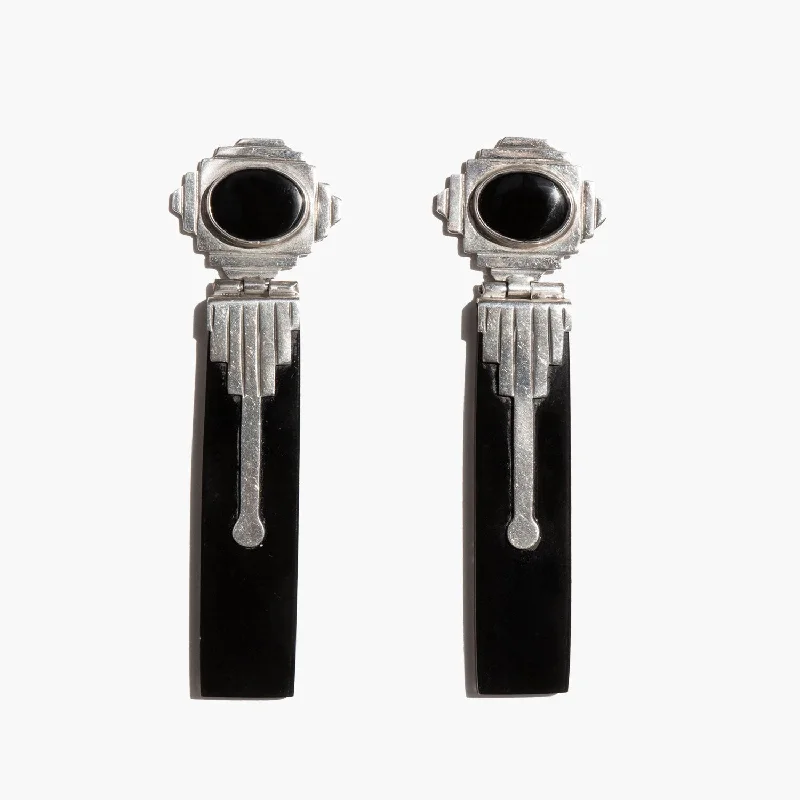 Magnetic Closure Drop Earrings for Easy -Campoy Earrings