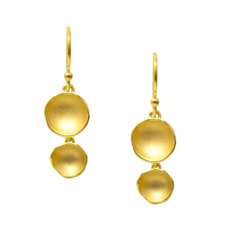 Drop Earrings for Birthday Celebration -Double Pod Earrings