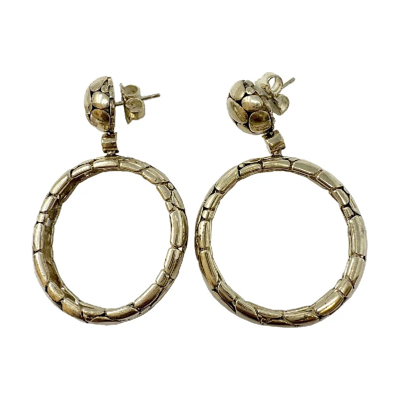 Drop Earrings for Graduation Day -John Hardy Kali Hoop Drop Earrings