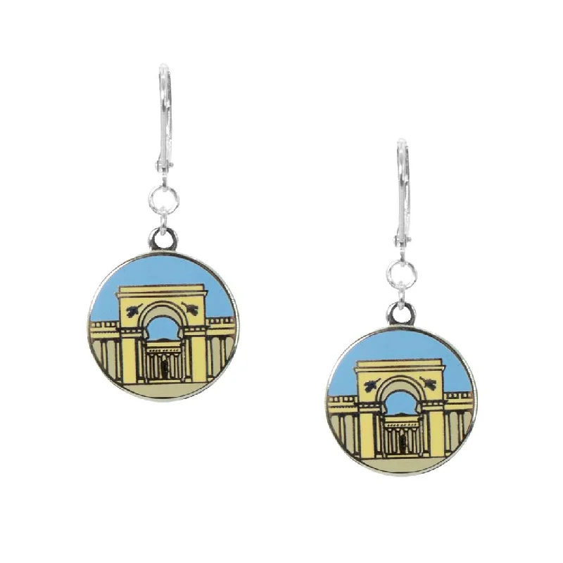 Drop Earrings for Festival Style -Legion of Honor Architectural  Earrings