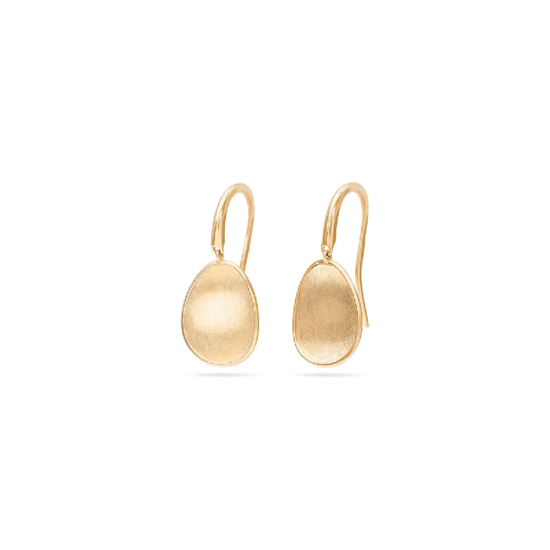 Large Drop Earrings for Statement -Marco Bicego Lunaria Yellow Gold Earrings OB1341-A-Y