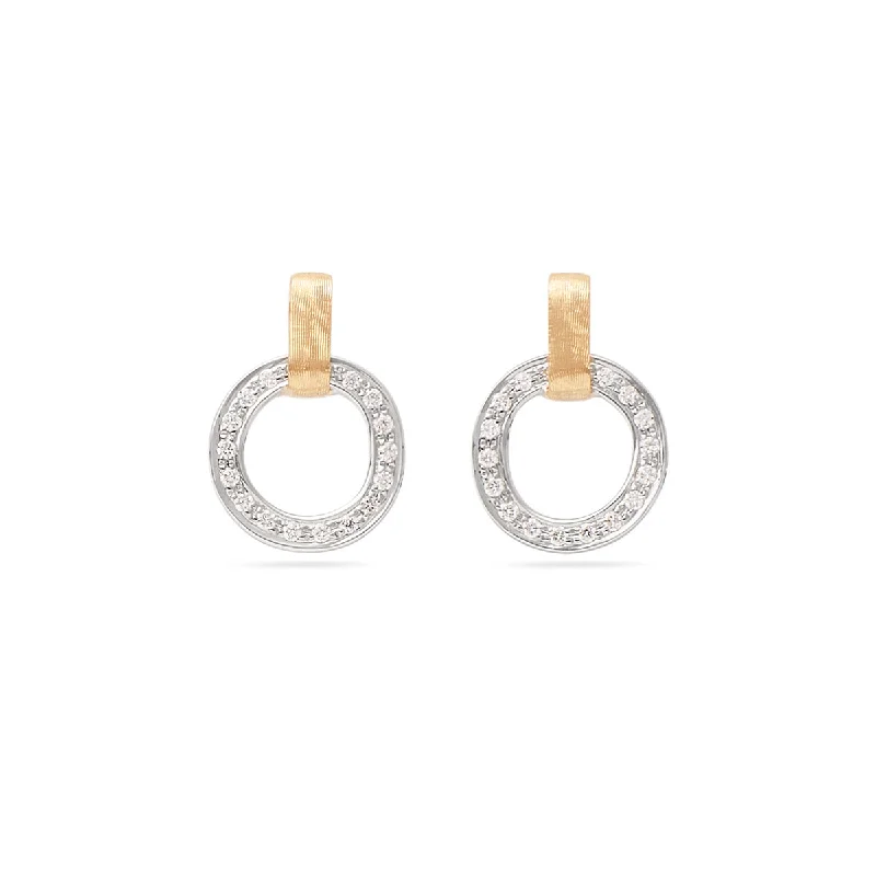 Diamond Drop Earrings for Luxury -Marco Bicego Jaipur Link Earrings