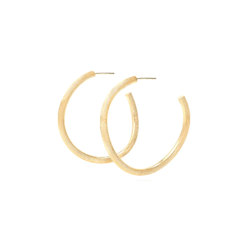 Short Drop Earrings for Subtle -Marco Bicego Jaipur Gold Hoop Earrings