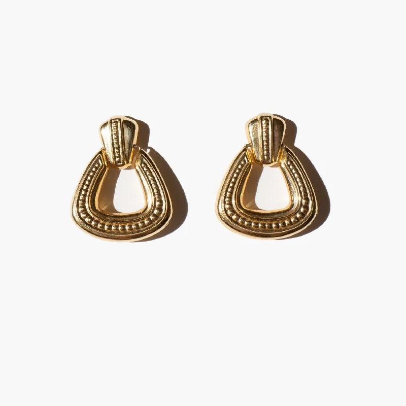 Clip On Drop Earrings for Non Pierced -Nava Earrings