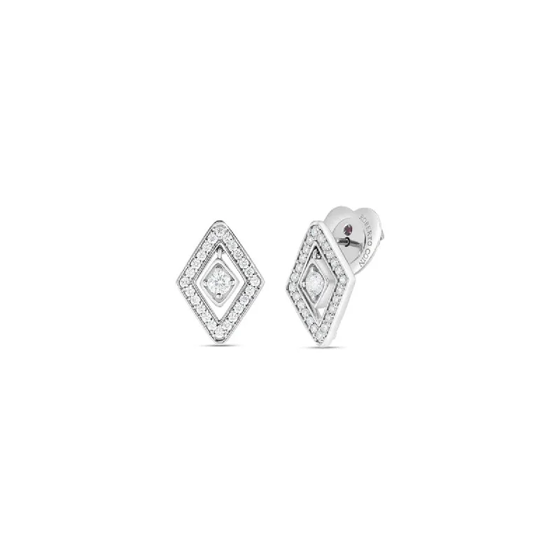 Hypoallergenic Drop Earrings for Sensitive -Roberto Coin Diamante Diamond Stud Earrings