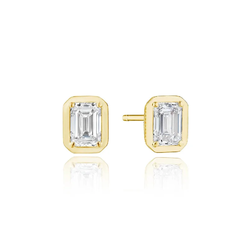 Rhinestone Drop Earrings for Sparkle -Tacori Allure Diamond Stud Earrings