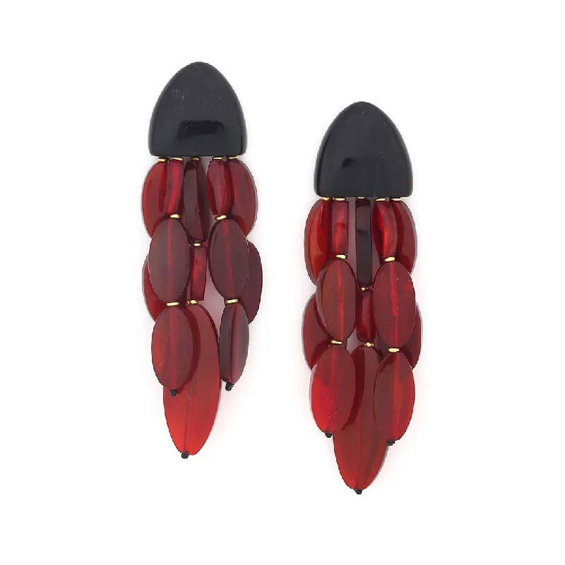 Contemporary Drop Earrings for Fashion -Tananarive Multi-Dangle Earrings