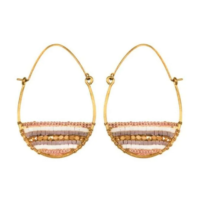 Drop Earrings for Office Wear -Terra Hoop Earrings