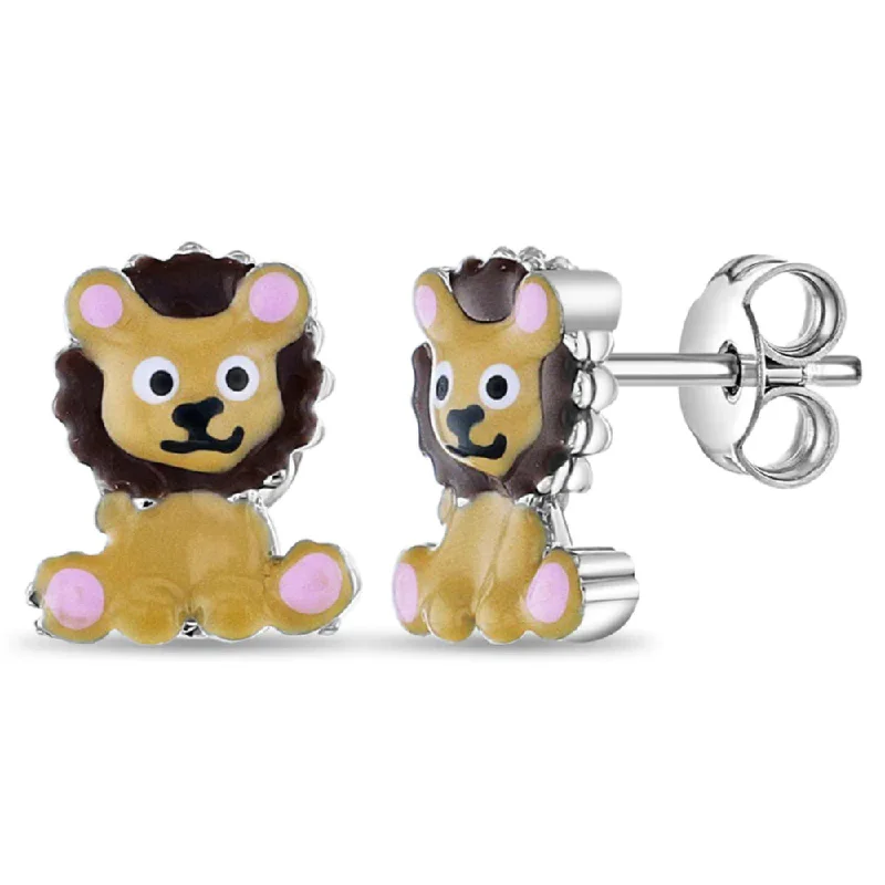 Tarnish Resistant Drop Earrings for Longevity -Wild Lion Girls Earrings